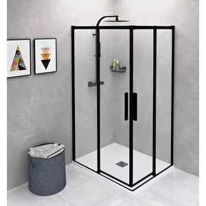 POLYSAN - ALTIS BLACK obdĺžniková sprchová zástena 900x800 L/P varianta, rohový vstup AL1592BAL1582B vyobraziť