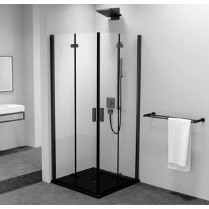 POLYSAN - ZOOM BLACK štvorcová sprchová zástena 800x800, rohový vstup ZL4815BL-02 vyobraziť