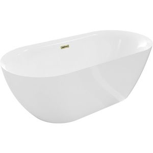 MEXEN/S - Roxy voľne stojaca vaňa 170 x 80, biela, sifón a prepad zlatá 51201708000-50 vyobraziť