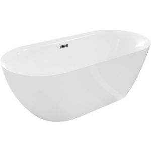 MEXEN/S - Roxy voľne stojaca vaňa 170 x 80, biela, sifón a prepad grafit kartáčovaná 51201708000-66 vyobraziť