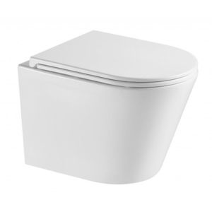 HOPA - Závesné WC OVALE BASSO TORNADO so SLIM sedadlom Soft-close OLKLT053EUQ3 vyobraziť