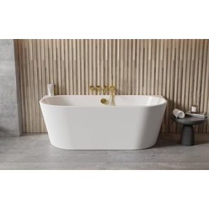 BESCO - Voľne stojaca vaňa VICA NEW biela, sifón s napúšťaním prepadom - Farba - Biela, Farba sifónu - Biela, Rozmer vane - 160 × 80 cm VANVIC160NWN vyobraziť