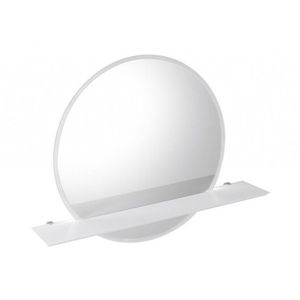SAPHO - VISO guľaté zrkadlo s LED osvetlením a policou, ø 60cm, biela mat VS060-01 vyobraziť