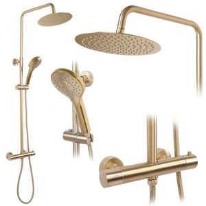 REA - Sprchový set s termostatickou batériou 150mm VINCENT zlatá kartáčovaná REA-P6602 vyobraziť