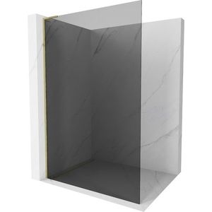 MEXEN/S - Kioto L Sprchová zástena WALK-IN 110 x 200, grafit, zlatá 800-110-103-50-40 vyobraziť