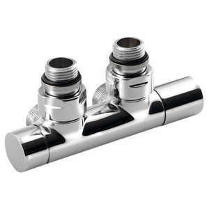 SAPHO - TWIN pripojovacia súprava ventilov pre stredové pripojenie, chróm CP401S vyobraziť