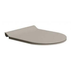 GSI - WC sedátko, SLIM, Soft Close, Quick Release, tortora mat/chróm MS86CSN05 vyobraziť