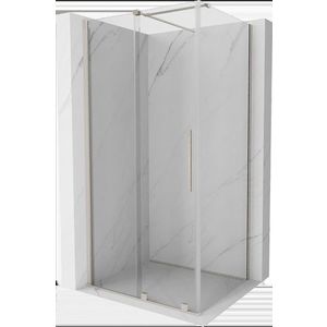 MEXEN/S - Velár sprchovací kút, posuvné dvere 110 x 75, transparent, nikel kefovaná 871-110-075-01-97 vyobraziť