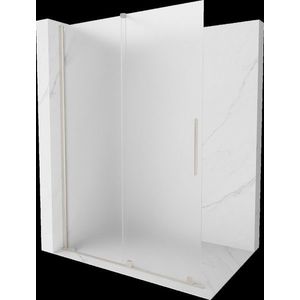 MEXEN/S - Velar Sprchová zástena posuvná Walk-in 150 x 200, dekor 8 mm, nikel kartáčovaná 871-150-000-33-97 vyobraziť