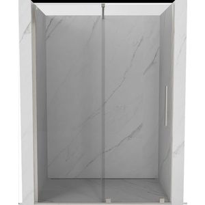 MEXEN/S - Velár posuvné sprchové dvere 150, transparent, nikel kartáčovaný 871-150-000-01-97 vyobraziť