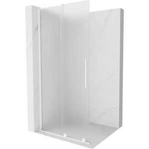 MEXEN/S - Velar L Sprchová zástena posuvná Walk-in 90 x 200, dekor 8 mm, biela 871-090-003-33-20 vyobraziť