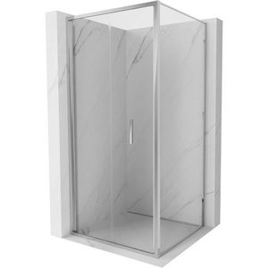 MEXEN/S - Exo sprchovací kút skladacie dvere 100 x 100, transparent, chróm 816-100-100-01-00 vyobraziť