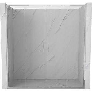 MEXEN/S - Exo dvojité posuvné sprchové dvere 190, transparent, chróm 8152-190-000-01-00 vyobraziť
