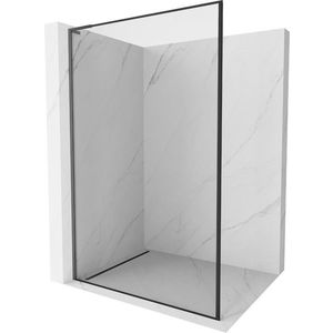 MEXEN/S - Kyoto L Sprchová zástena WALK-IN 60 x 200, čierny vzor, grafit metal 800-060-103-95-70 vyobraziť