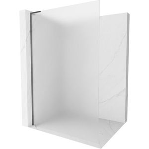 MEXEN/S - Kyoto L Sprchová zástena WALK-IN 90 x 200, dekor, grafit metal 800-090-103-95-30 vyobraziť