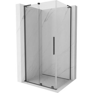 MEXEN/S - Velar L sprchovací kút, posuvné dvere 100 x 75, transparent, grafit kartáčovaná - 871-100-075-03-65 871-100-075-03-66 vyobraziť