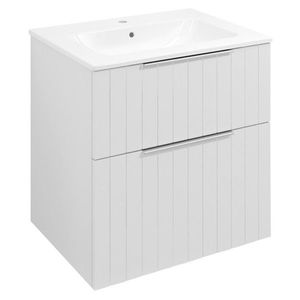 SAPHO - CIRASA STRIP umývadlová skrinka 59, 2x64x46cm, biela mat CR601-3131S vyobraziť