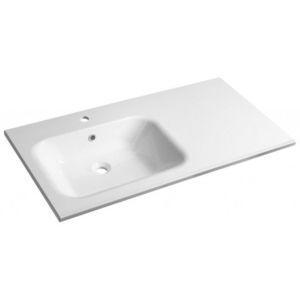 SAPHO - ARECA umývadlo 101x51, 5cm, liaty mramor, ľavé, biela AC101L vyobraziť