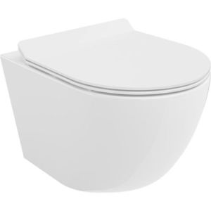 MEXEN/S - Lena Závesná WC misa Rimless Tornado vrátane sedátka s slow slim, duroplast, biela lesk 30224000T vyobraziť