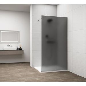 POLYSAN - ESCA CHROME jednodielna sprchová zástena na inštaláciu k stene, dymové matné sklo, 700 ES1470-01 vyobraziť