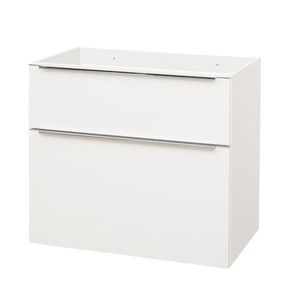 Mereo Mailo, kúpeľňová skrinka 81 cm, biela, chróm madlo CN511S vyobraziť