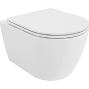 MEXEN/S - Carmen Závesná WC misa Rimless Tornado vrátane sedátka s slow slim, duroplast, biela lesk 30880300T vyobraziť