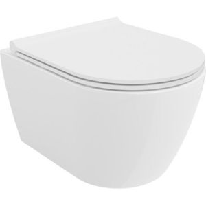 MEXEN/S - Carmen Závesná WC misa Rimless Tornado vrátane sedátka s slow slim, duroplast, biela lesk 30880500T vyobraziť