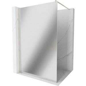 MEXEN/S - Kioto Sprchová zástena WALK-IN 120 x 200, zrkadlové 8 mm, nikel kefovaná 800-120-101-97-50 vyobraziť