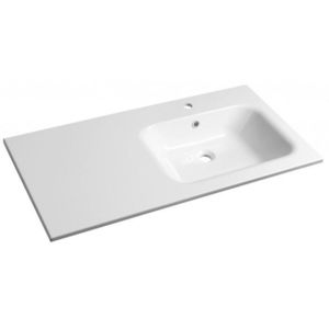SAPHO - ARECA umývadlo 101x51, 5cm, liaty mramor, pravé, biela AC101R vyobraziť