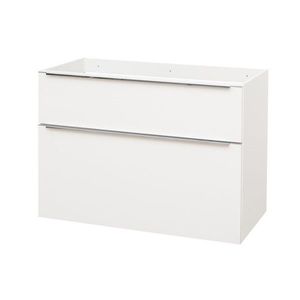 Mereo Mailo, kúpeľňová skrinka 101 cm, biela, chróm madlo CN512S vyobraziť