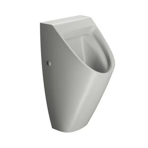 GSI - COUNITY urinál so zakrytým prívodom vody, Rimless, 31x65cm, cenere mat 909717 vyobraziť