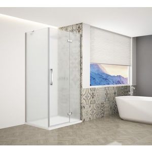 GELCO - TRINITY CHROM štvorcový kút 1000x1000 pravý, matné sklo, GT5610-10MR-CH GT5610-10MR-CH vyobraziť