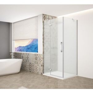 GELCO TRINITY CHROM obdĺžnikový kút 1200x1000 ľavý, matné sklo, GT5612-10ML-CH GT5612-10ML-CH vyobraziť