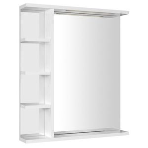 AQUALINE - KORIN STRIP zrkadlo s LED osvetlením a poličkami 60x70x12cm KO370S vyobraziť