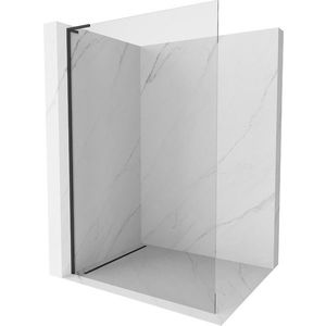 MEXEN/S - Kioto L Sprchová zástena WALK-IN 95 x 200, transparent, čierna 800-095-103-70-00 vyobraziť