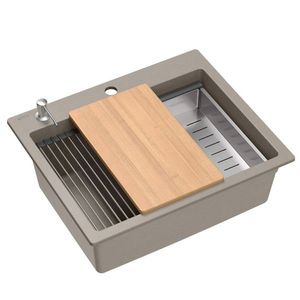 Quadron Quadron - Granitový drez KURT 110 WORKSTATION BEIGE ZLE-09040 vyobraziť