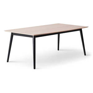 Rozkladací jedálenský stôl s doskou v dubovom dekore a prídavnou doskou 100x210 cm Meza – Hammel Furniture vyobraziť