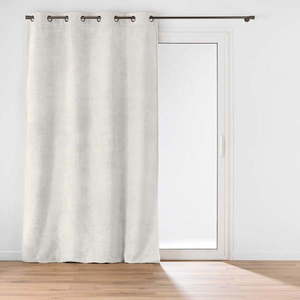 Krémový záves z mikroflanelu 140x240 cm Flanela – douceur d'intérieur vyobraziť