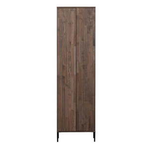 Hnedá skriňa v dekore jaseňa 60x210x42 cm Gravure – WOOOD vyobraziť