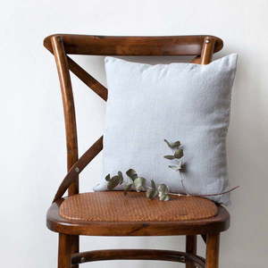 Ľanová obliečka na vankúš 50x50 cm Light Grey – Linen Tales vyobraziť