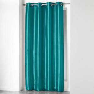 Modrý záves z mikrosaténu 140x240 cm Shana – douceur d'intérieur vyobraziť