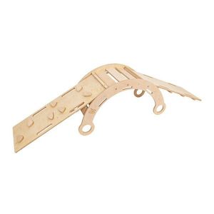 Hojdačka z borovicového dreva v prírodnej farbe 39x75x38 cm Montessori – Meowbaby vyobraziť