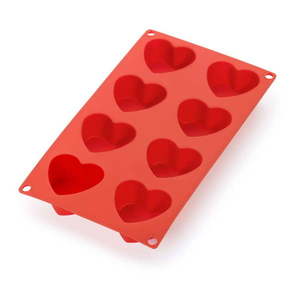 Silikónová forma na pečenie 17, 5x30 cm Heart – Lékué vyobraziť