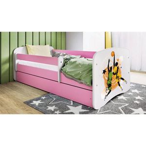 MID.YOU POSTEĽ PRE DETI A MLÁDEŽ 80/160 cm, biela, pink vyobraziť