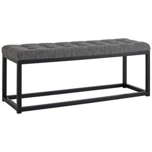 MID.YOU DLHÁ TABURETKA, kov, textil, kompozitné drevo, 120/45/42 cm vyobraziť