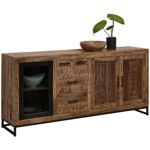 Carryhome ŠIROKÁ KOMODA, mangové drevo, prírodná farba, svetlohnedá, 175/80/40 cm vyobraziť