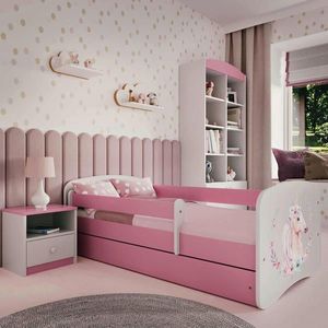 MID.YOU POSTEĽ PRE DETI A MLÁDEŽ 80/160 cm, biela, pink vyobraziť