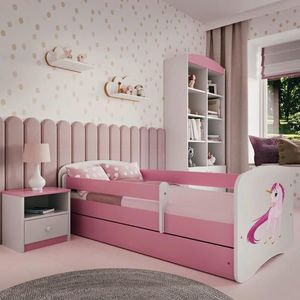 MID.YOU POSTEĽ PRE DETI A MLÁDEŽ 80/160 cm, biela, pink vyobraziť