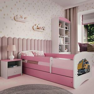 MID.YOU POSTEĽ PRE DETI A MLÁDEŽ 80/160 cm, biela, pink vyobraziť