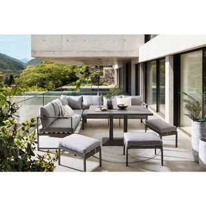 Ambia Garden JEDÁLENSKÁ TERASOVÁ SÚPRAVA kov, textil vyobraziť